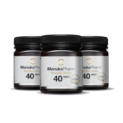 Trio Pack - 40 MGO Manuka Honey 250g